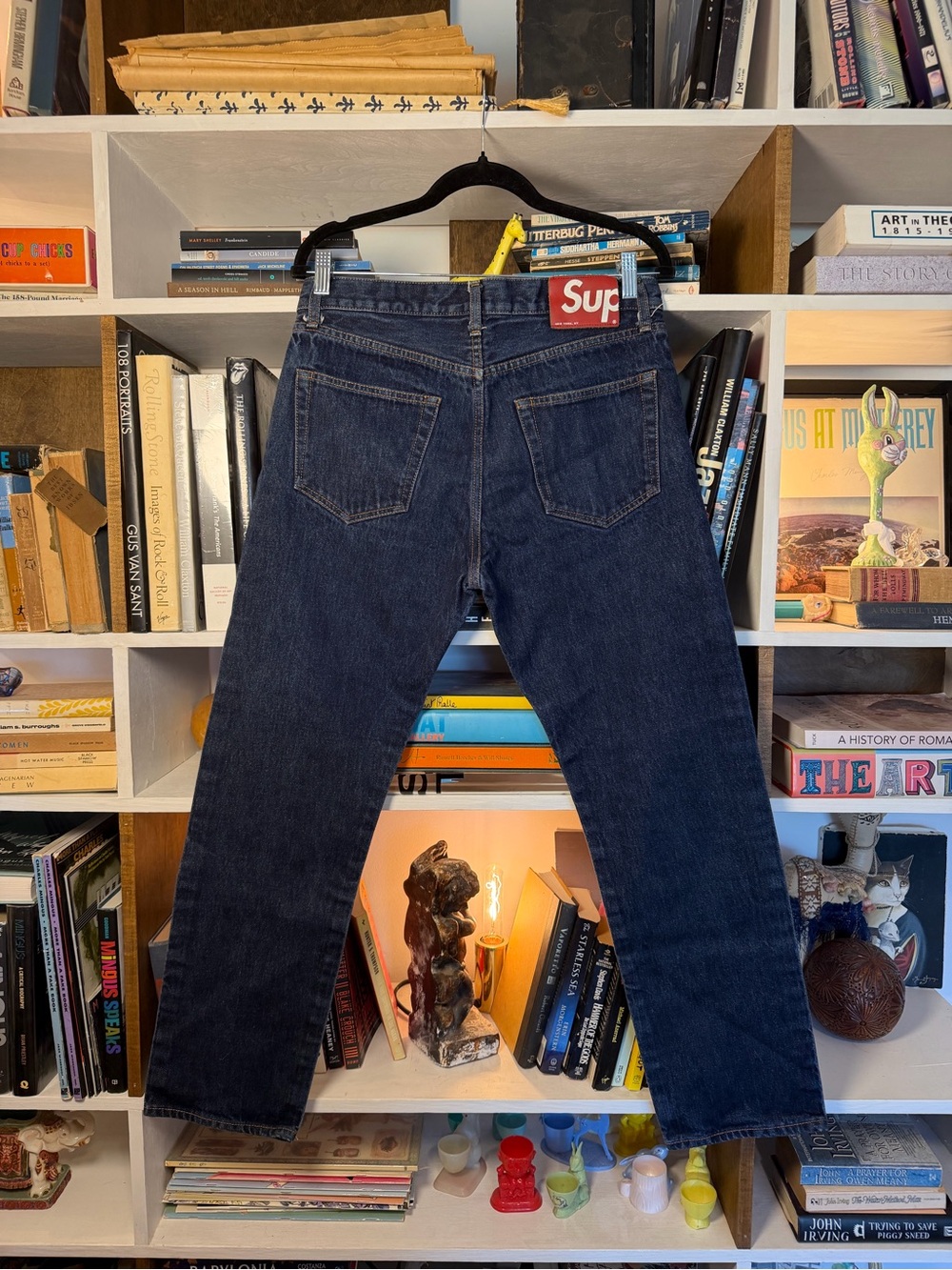 Supreme Indigo Straight-Leg Men’s Jeans